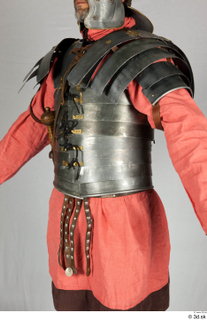  Photos Medieval Knight in plate armor 11 Medieval Soldier Roman soldier red gambeson upper body 0002.jpg